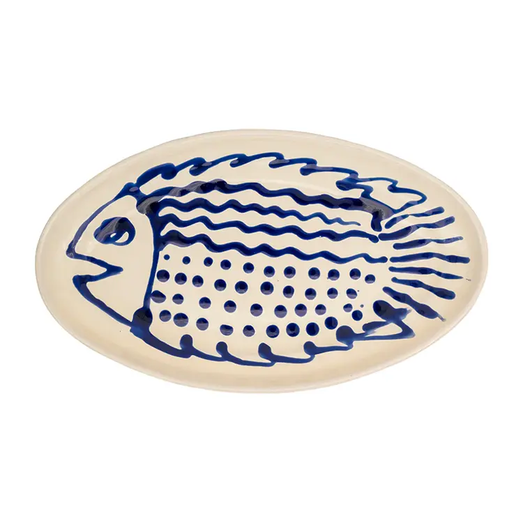 Fiske Serveringstallerken | Fad | Keramik