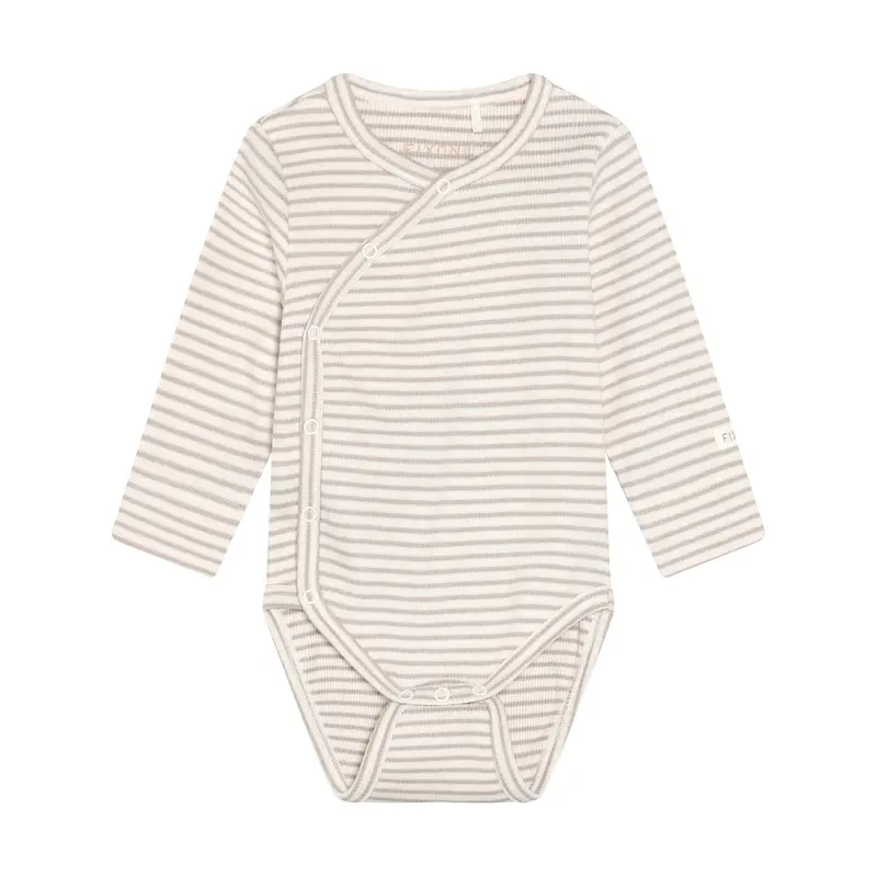 Fixoni - Stribet body Beige 423132