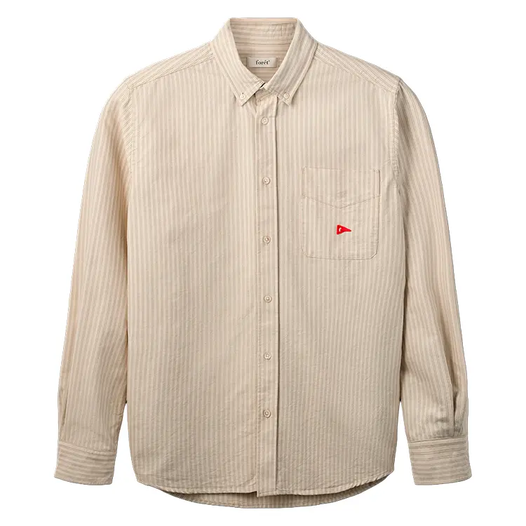 Flag Regular Fit Pocket Oxford Shirt | Skjorte | Herre | Bomuld