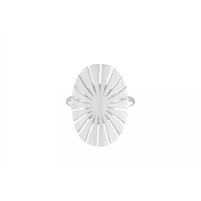 Flare ring silver