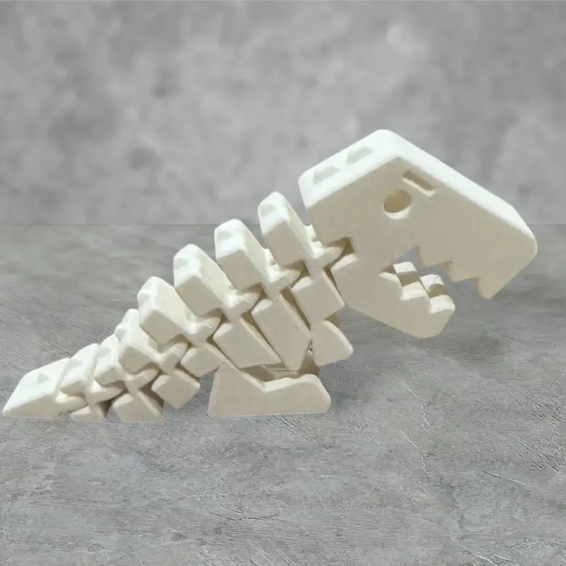 Flexi Rex Dinosaur – Bevægelig Model i Flere Størrelser