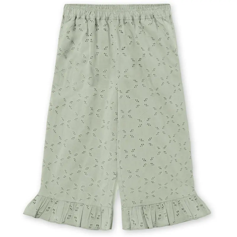 Fliink Aqua Gray Harper Ruffle Bukser