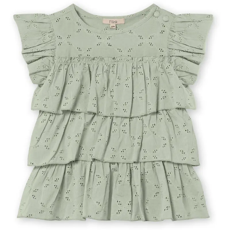 Fliink Aqua Gray Harper Top