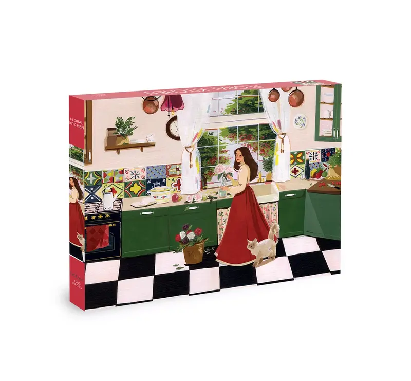 Floral Kitchen puslespil 1000 brikker fra Olleo