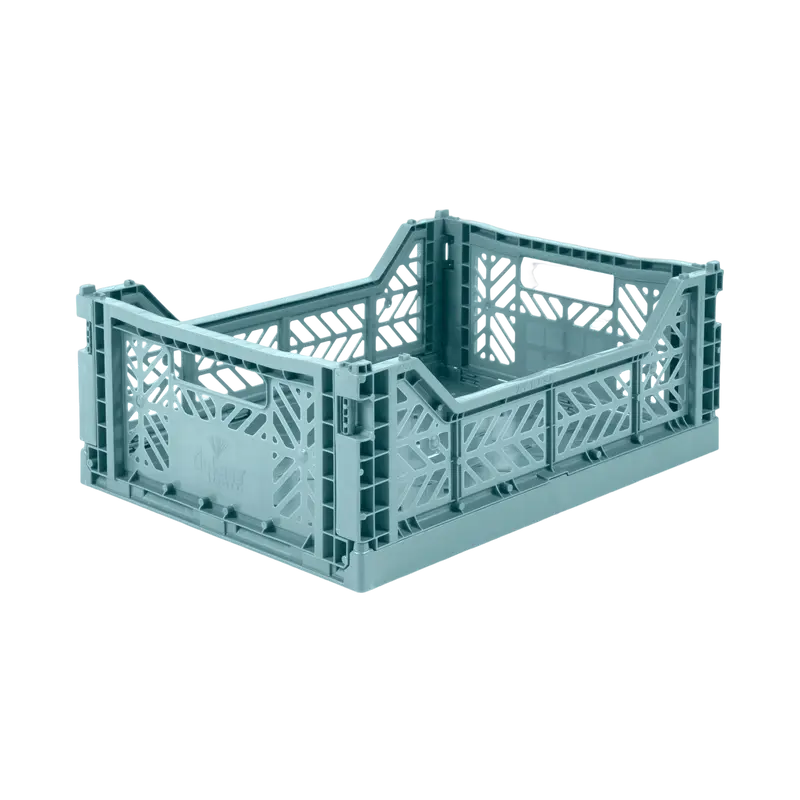 Foldekasse, midi Teal