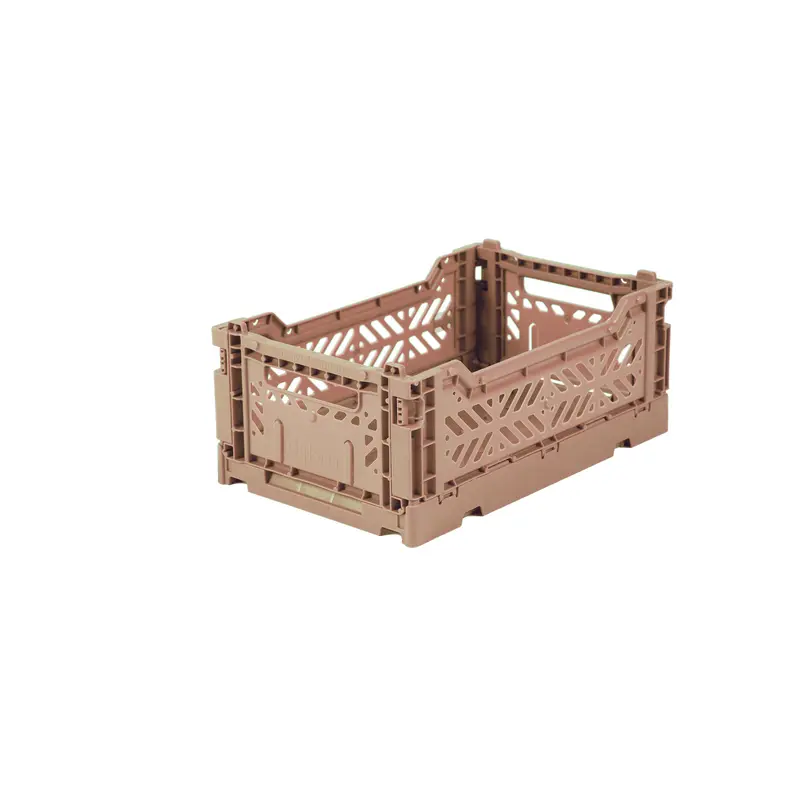Foldekasse, mini warm taupe