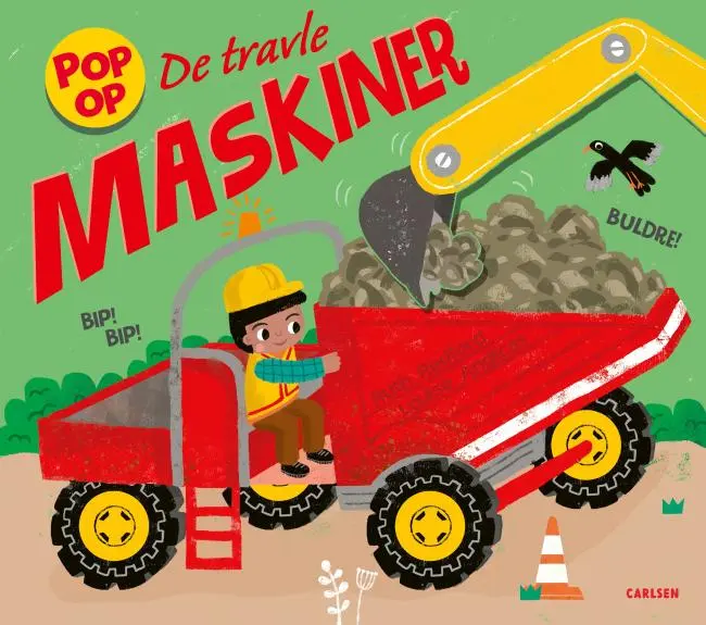 Forlaget Carlsen De travle maskiner - Pop op bog
