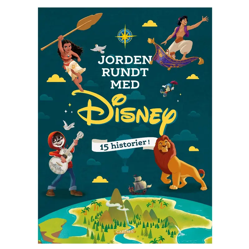 Forlaget Carlsen Jorden rundt med Disney