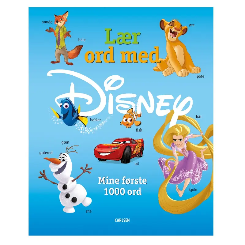 Forlaget Carlsen Lær ord med Disney