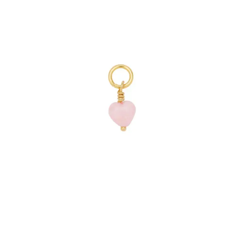 FRENCH MINI HEART PENDANT / Vedhæng / Powder