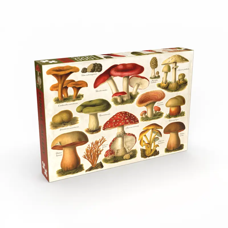 Fungal Gallery 1000 brikker vintage puslespil fra Penny Puzzle