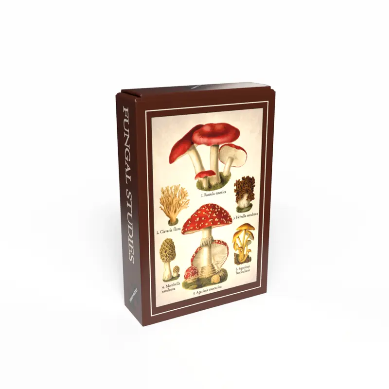 Fungal Studies vintage minipuslespil med 99 brikker fra Penny Puzzle
