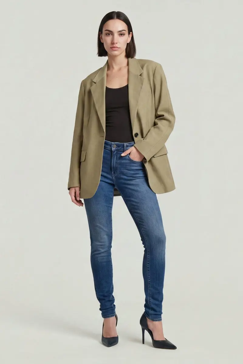 G-Star - 3301 Skinny Wmn D05175-8968-071 - Medium Aged