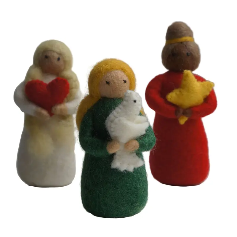 Gamcha Christmas Girls - Set of 3