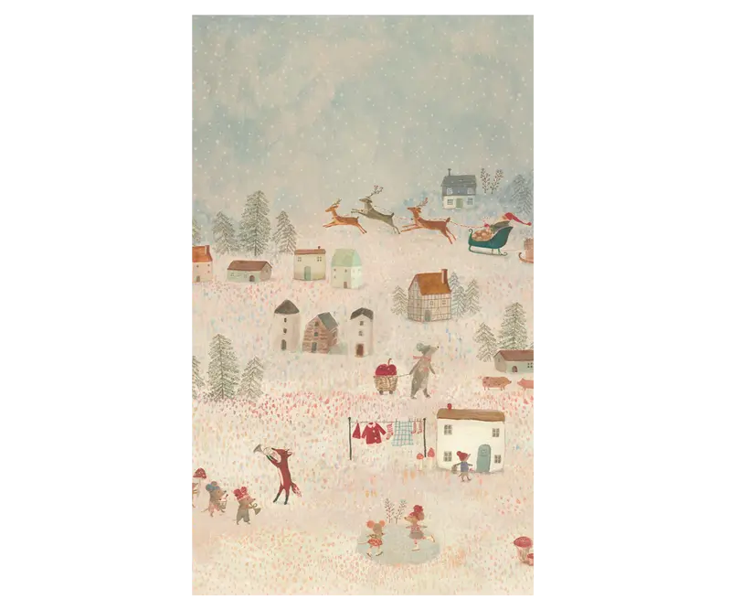 GAVEPAPIR SANTA IS COMING