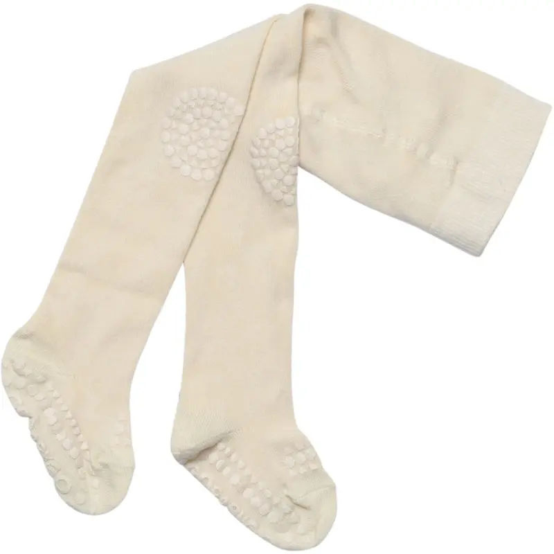 Gobabygo Off White Crawling Strømpebukser Organic Bomuld