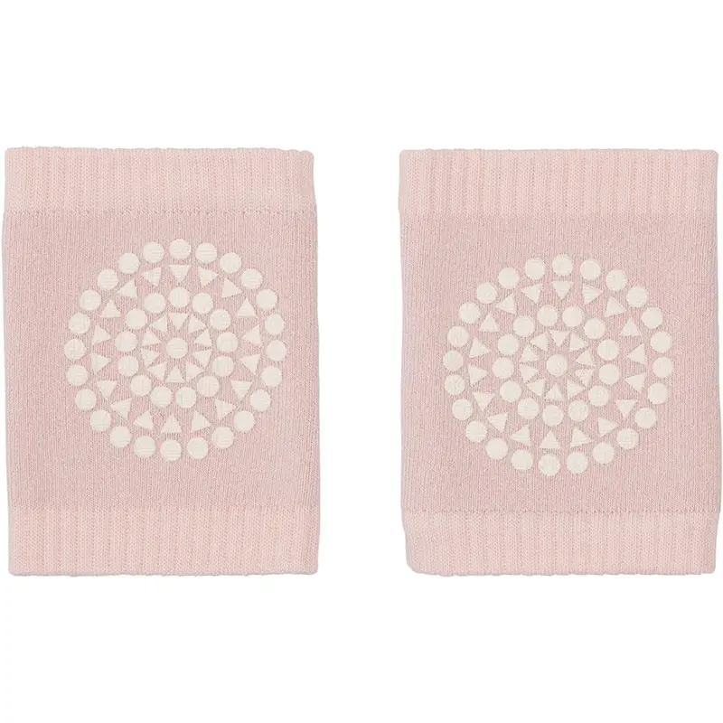 Gobabygo Soft Pink Crawling Knæbeskyttere Organic Terry Bomuld