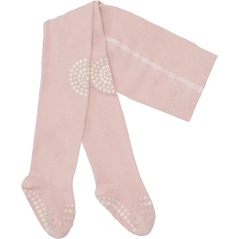 Gobabygo Soft Pink Crawling Strømpebukser Organic Bomuld