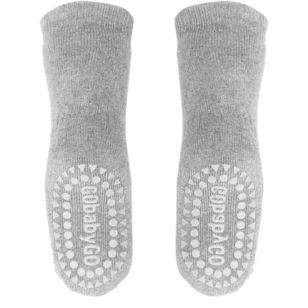 GObabyGO Strømper Grey Melange