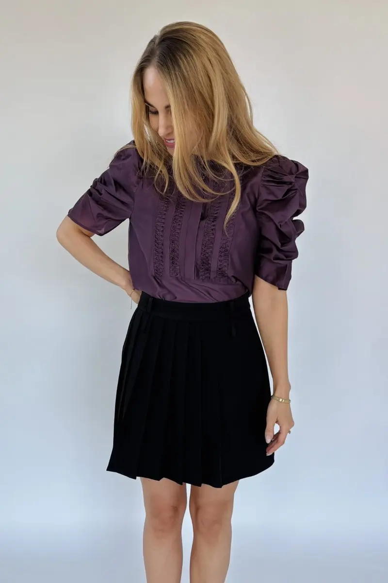 Gossia - Annsofigo Lull Blouse G2573 - Plum