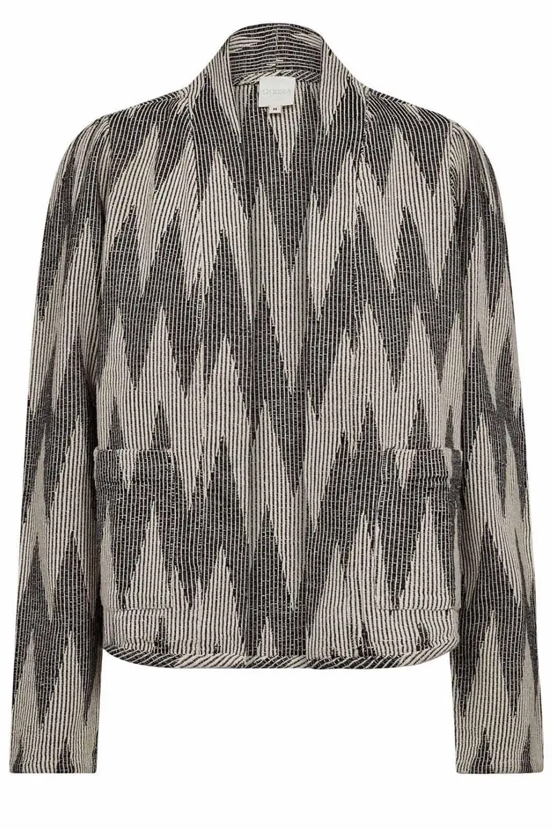 Gossia - Augustego Jacket G2371 - Grey Jacquard