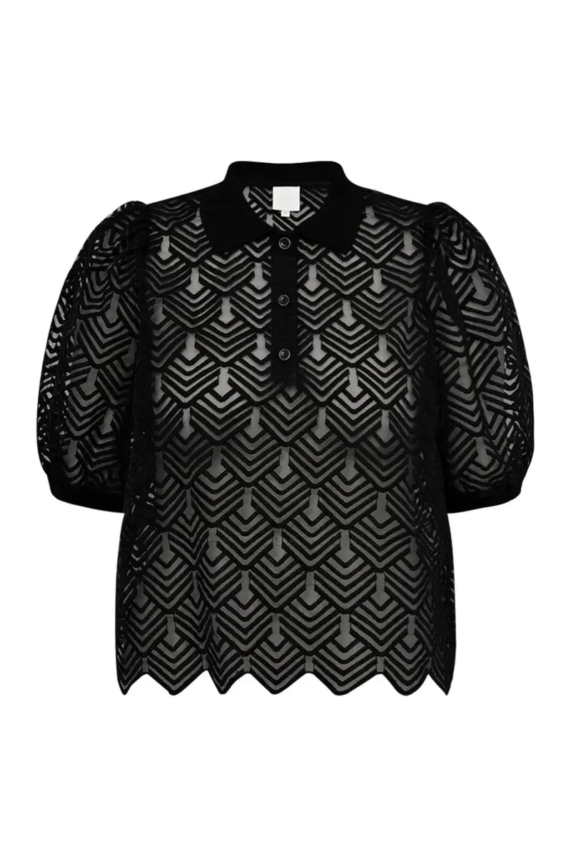 Gossia - Avago Polo Tee G2453 - Black