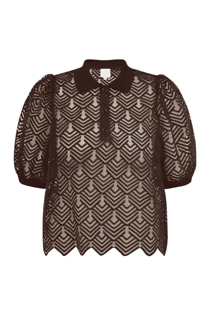 Gossia - Avago Polo Tee G2453 - Chocolate