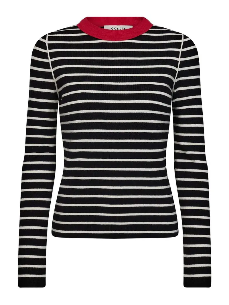 Gossia - Fabiolago Jumper G3116 - Black / Off-White Stripes