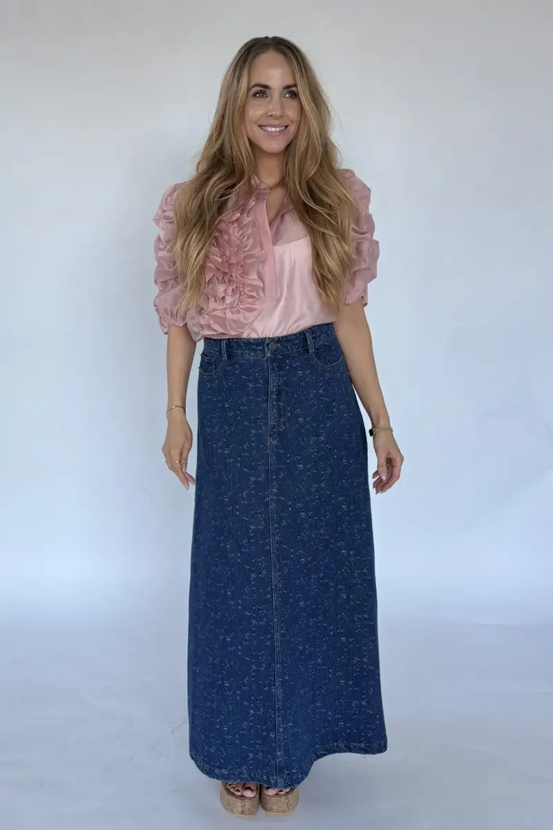 Gossia - Gigigo Skirt G2564 - Blue Denim
