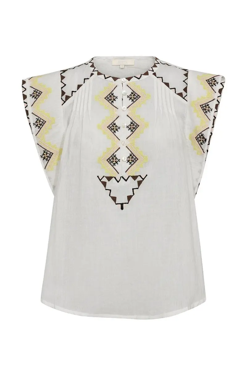 Gossia - Livgo Blouse G2779 - Off-White