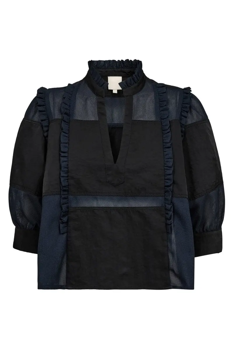 Gossia - Marshgo Blouse G2991 - Black Navy
