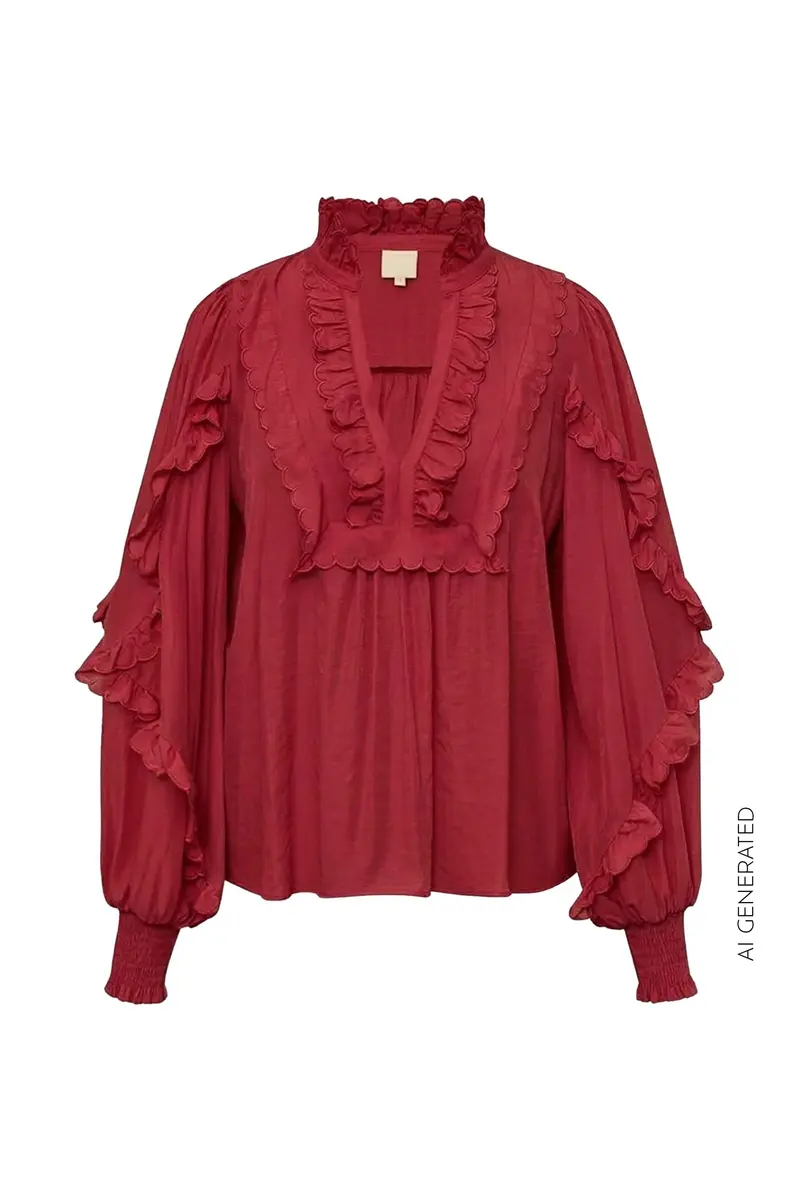 Gossia - Nanago Blouse G2618 - Red