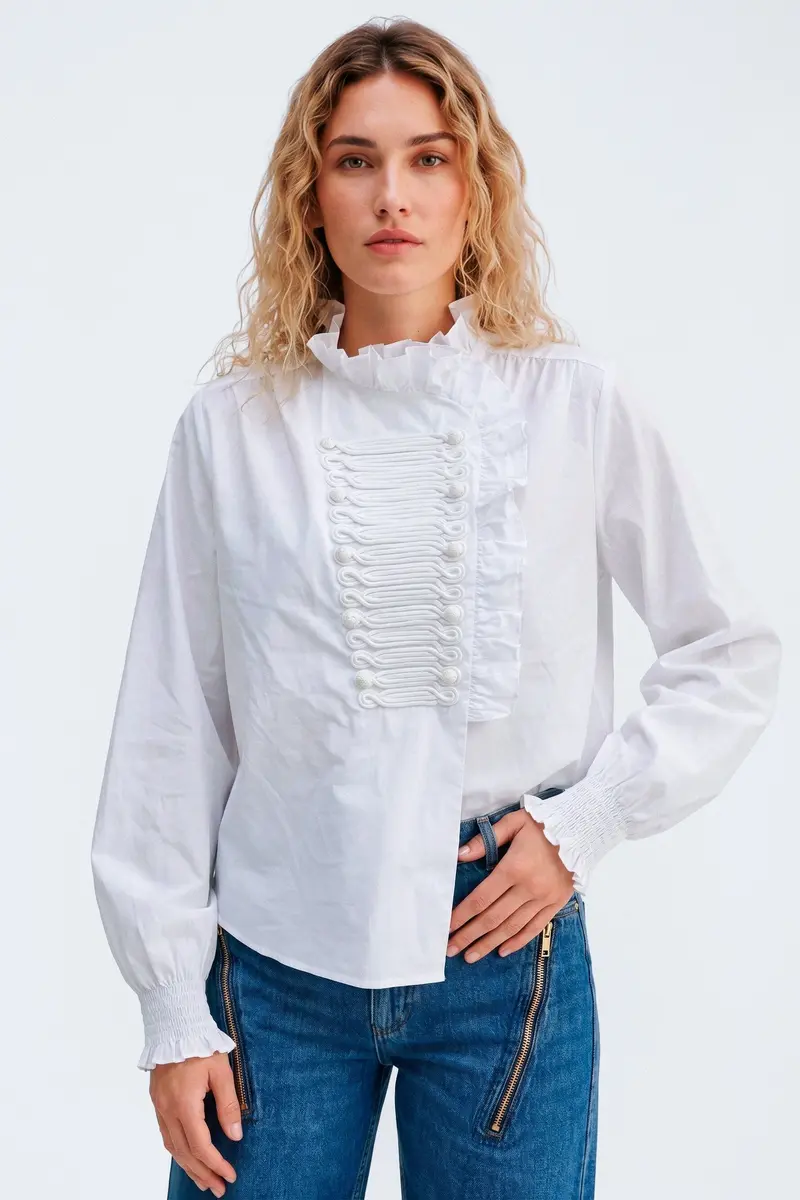 Gossia - Warnago Shirt G3409 - Off-White