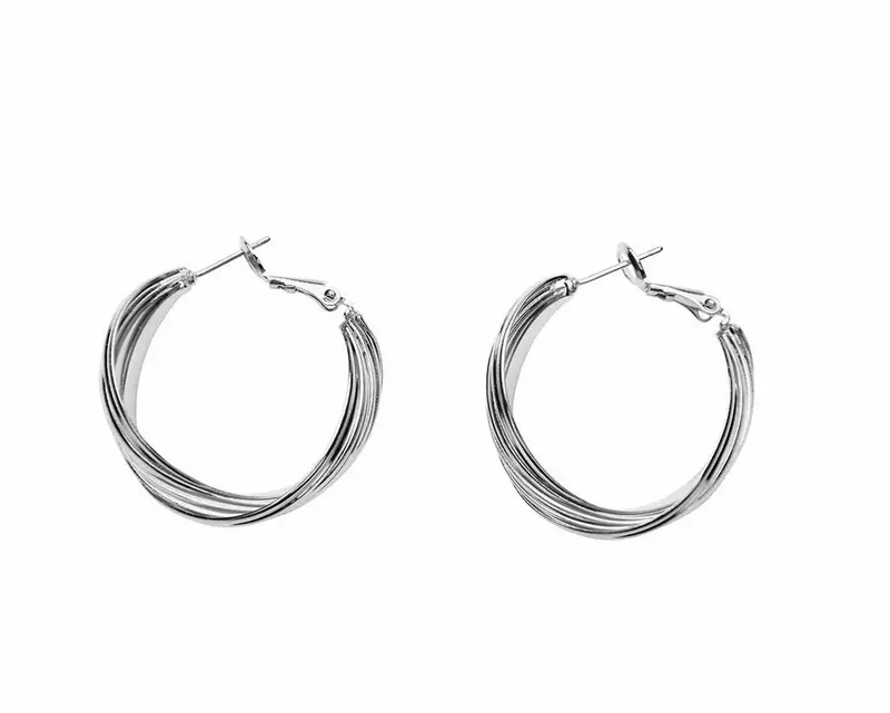 Grace hoops silver