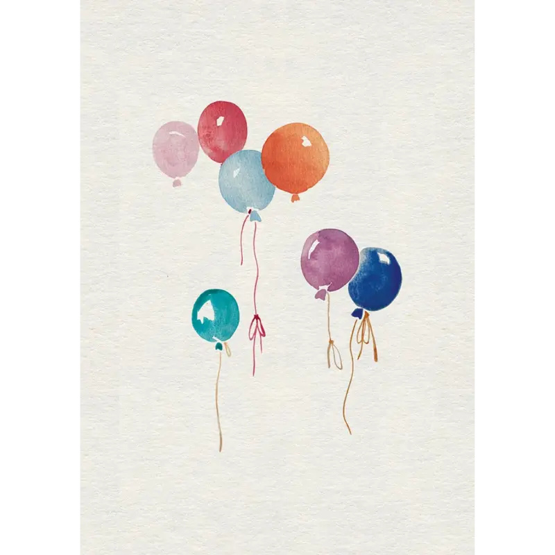 Greeting Card – Balloons