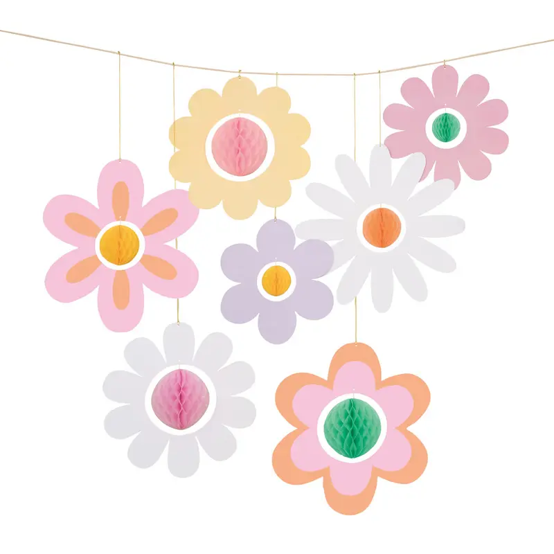 Groovy blomster dekoration