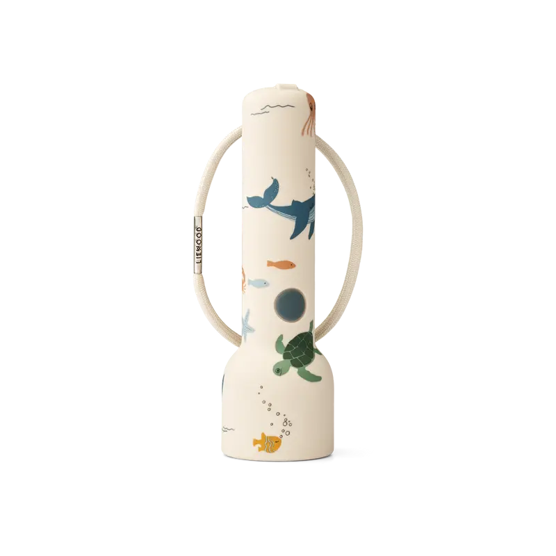 Gry lommelygte med print, sea creature / sandy