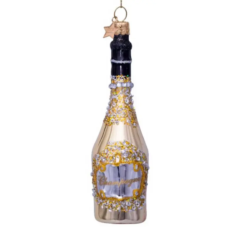 Guld champagne flaske