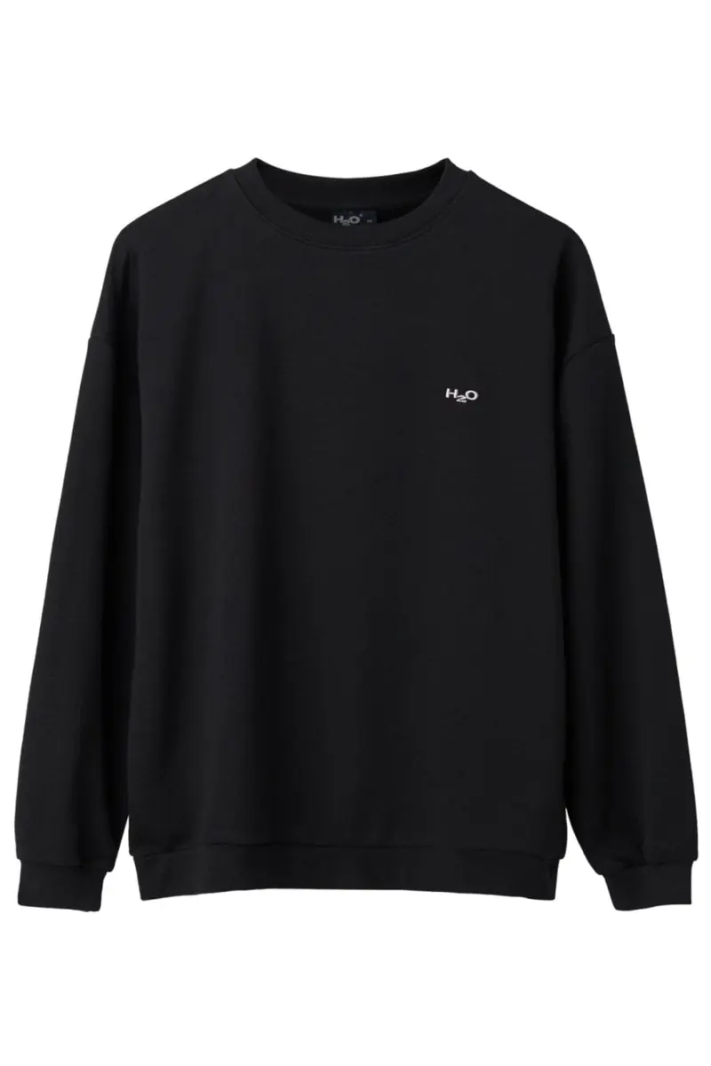 H2O - Base Woman Sweat O'Neck - 3500 Black