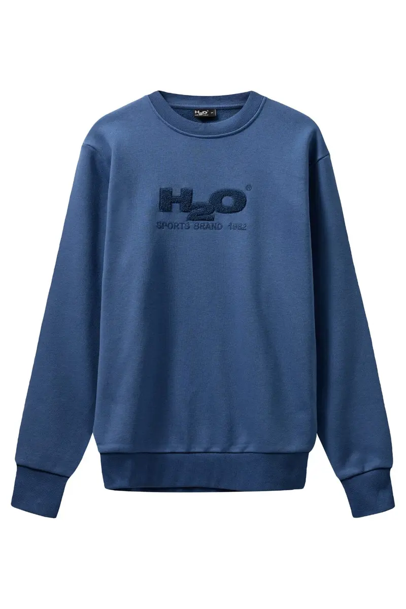 H2O - Logo Sweat O'Neck - 2506 Indigo Blue