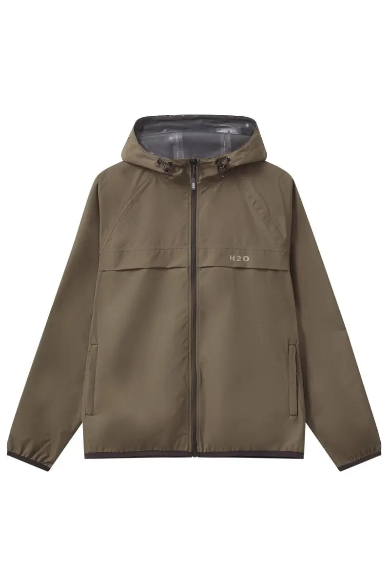 H2O - Rømø Lw Rain Jacket Packable - 3553 Dusty Oak