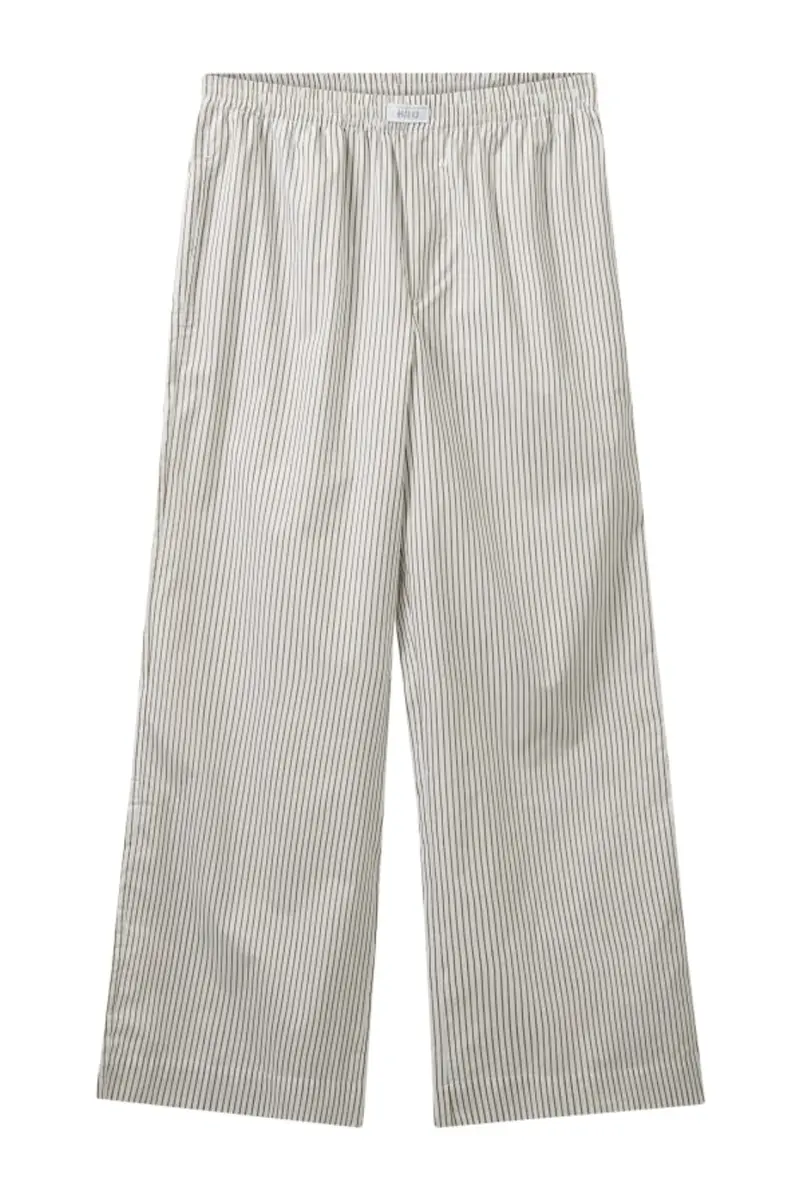 H2O - Rønne Essential Pajamas Pants 100166-2 - 7043 - White/Brown