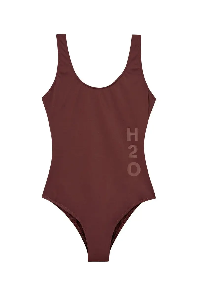 H2O - Tornø Logo Swimsuit 100956 - 3551 - Bark
