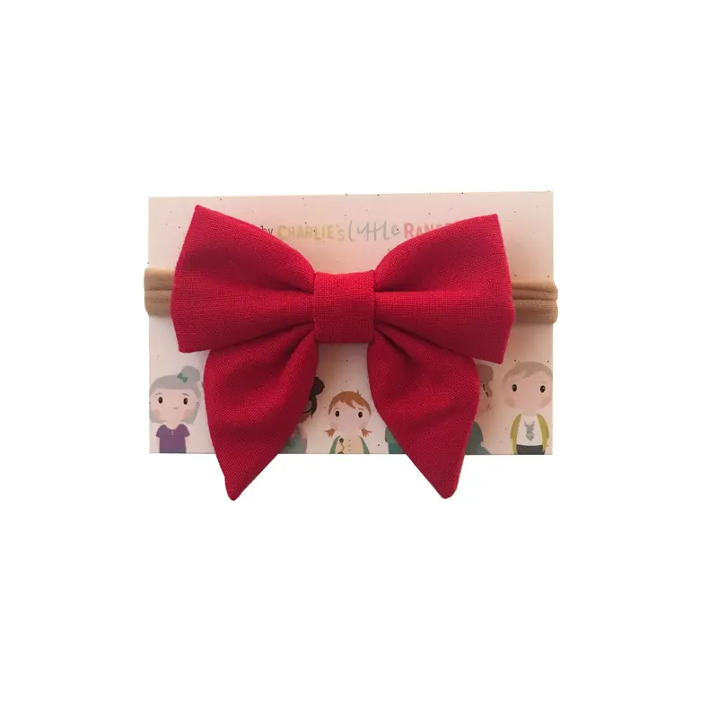 Hairbow | Solid Red