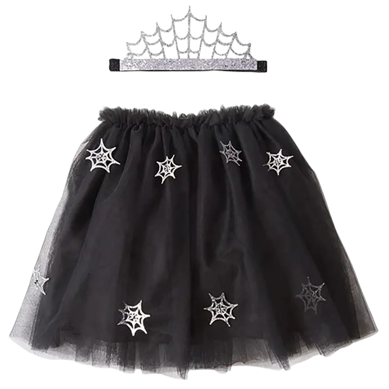 Halloween nederdel og tiara