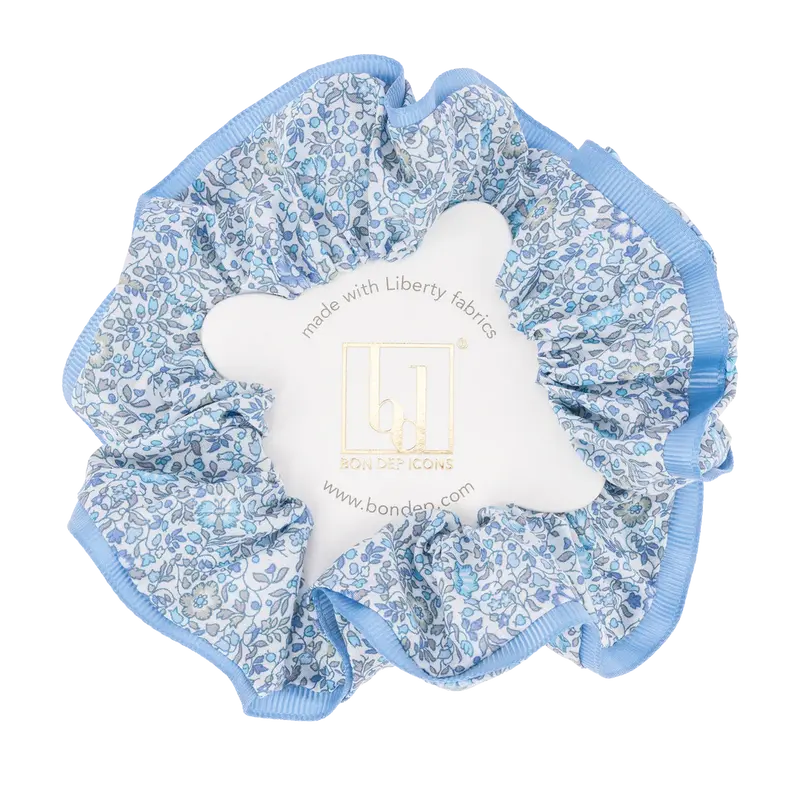 HÅR SCRUNCHIE LIBERTY BLÅ KATIE&MILLIE