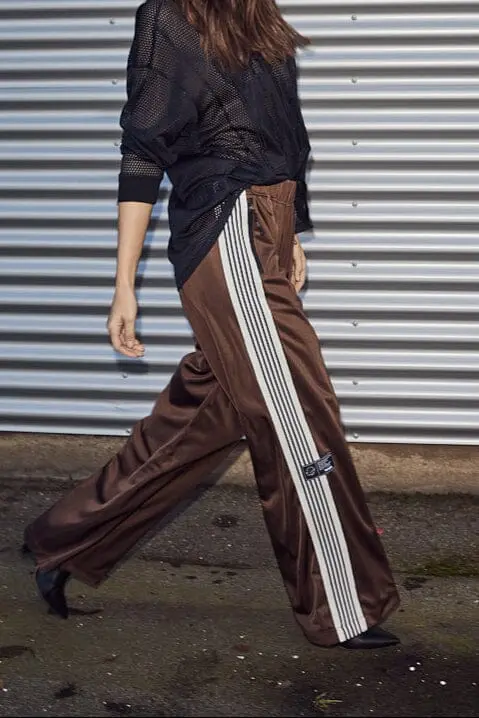 Haute L'Amitié - Baggy Track Tall Pants HL10071 - Mocca