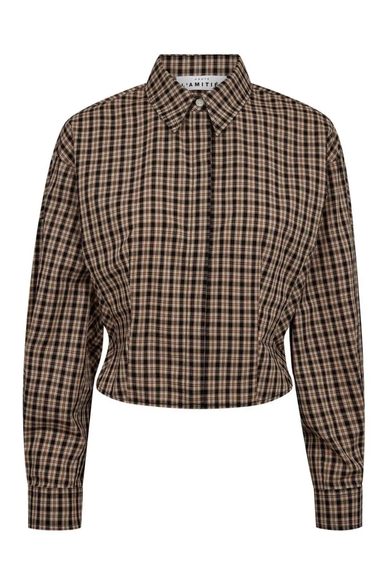 Haute L'Amitié - Check Smock Shirt HL10816 - Dessert