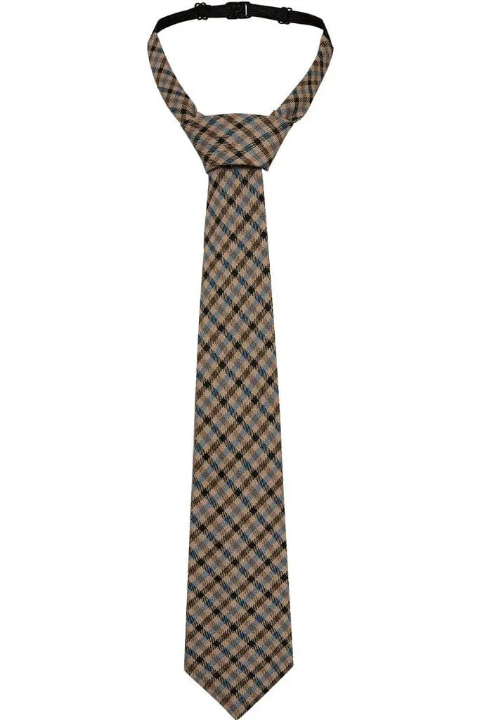 Haute L'Amitié - Check Tie HL10808 - Blue Check