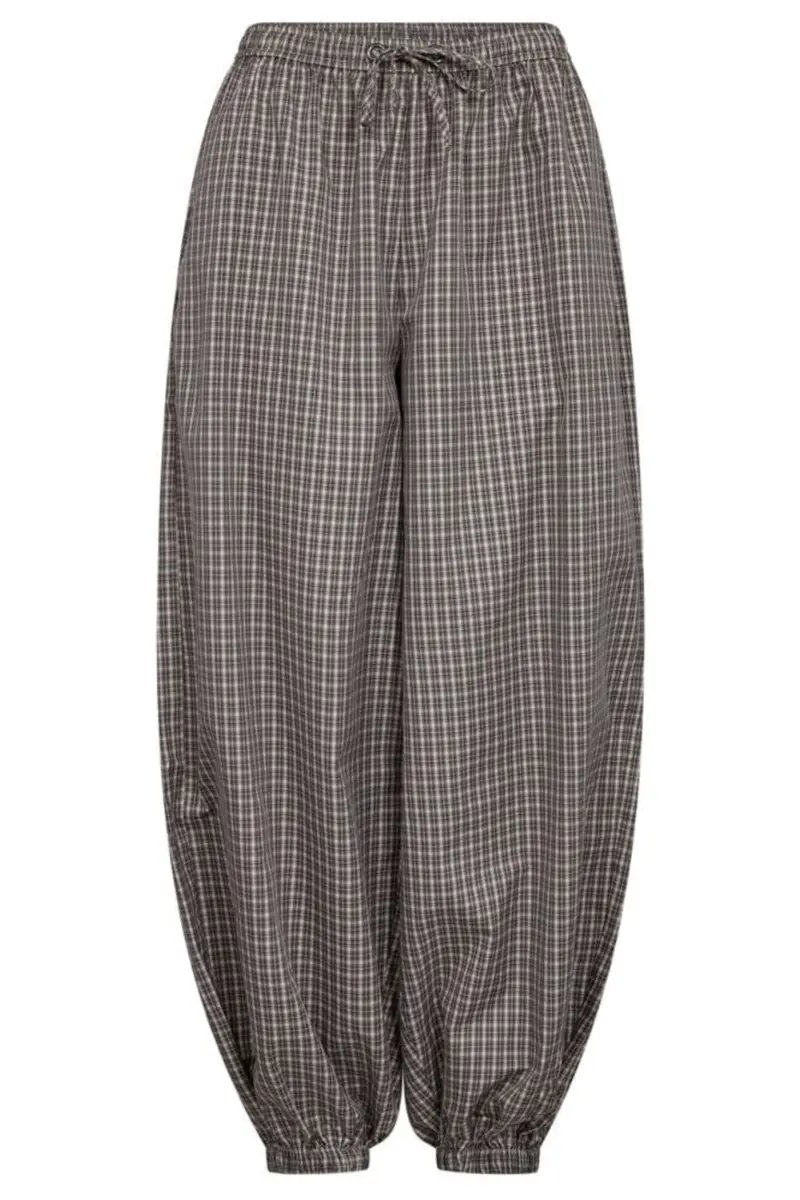 Haute L'Amitié - Chess Check Harem Pant Hl10936 - Beige